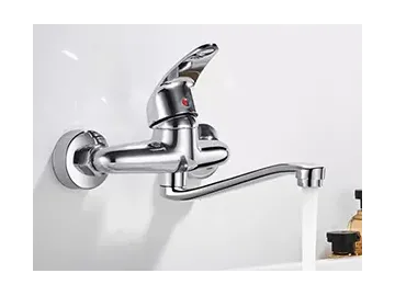 Wall-Mounted Kitchen Mixer