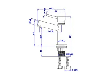 Deck-Mounted Single Hole Mixers