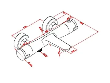 Thermostatic Bath Faucet