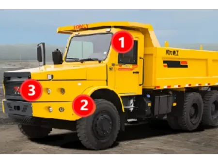 Underground Dump Truck with Air Brake