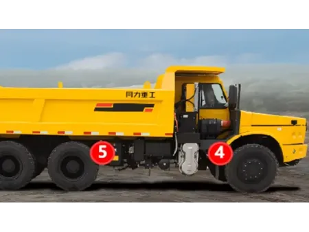 Underground Dump Truck with Air Brake