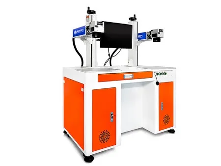 Double Head Fiber Laser Marking Machine