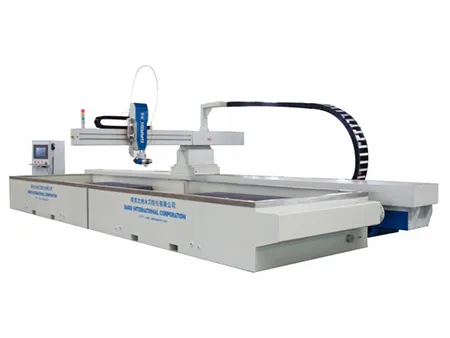 DWJ2080 Flying Bridge Style 3-Axis Waterjet Cutting Machine