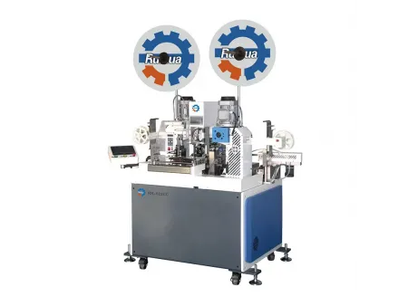 Automatic Two-Sided Terminal Crimping and One-Sided Seal Insertion Machine
