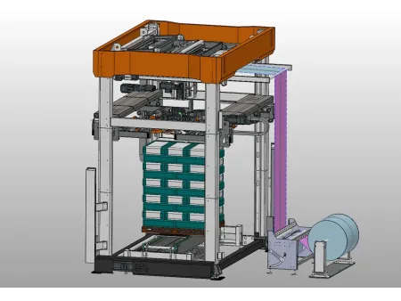 Automatic Stretch Hood Wrapping Machine