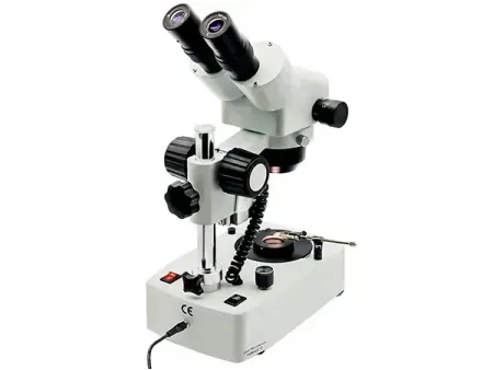 Gem Microscope with Upright Stand Arm
