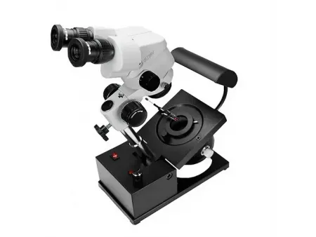 Gem Microscope with Adjustable Tilt Base