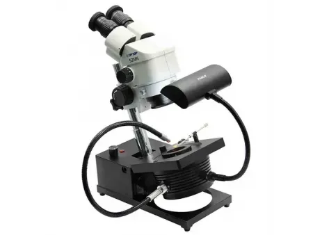 Gem Microscope with Adjustable Tilt Base