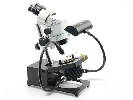 Gem Microscope with Adjustable Tilt Base