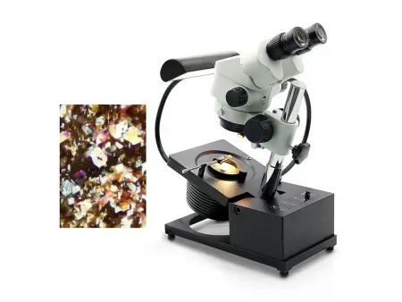 Gem Microscope with Adjustable Tilt Base