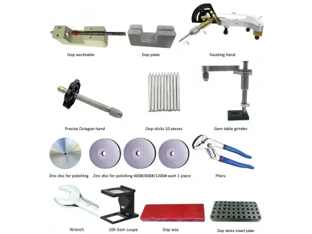 Gem Faceting Machine with CNC Lifting Platform