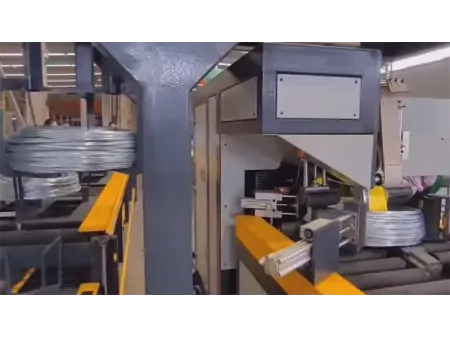 Automatic Horizontal Wire Coil Packaging Line