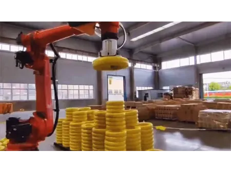 Automatic Horizontal Wire Coil Packaging Line