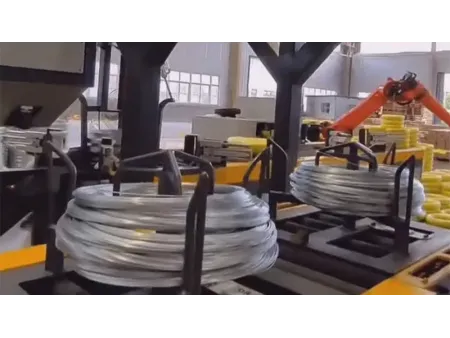 Automatic Horizontal Wire Coil Packaging Line