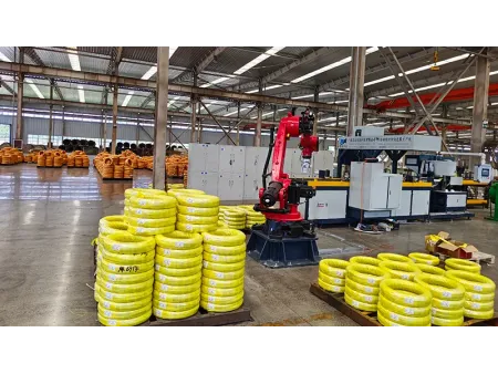 Automatic Horizontal Wire Coil Packaging Line