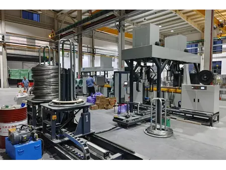 Automatic Horizontal Wire Coil Packaging Line