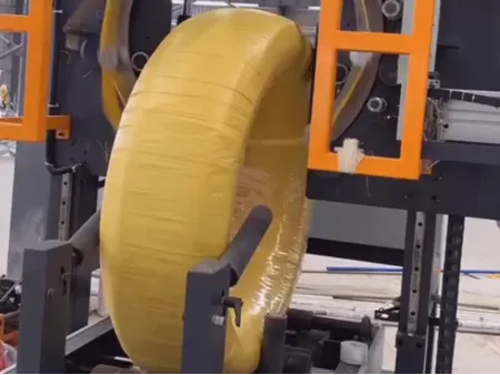 Semi-Automatic Coil Wrapping Machine