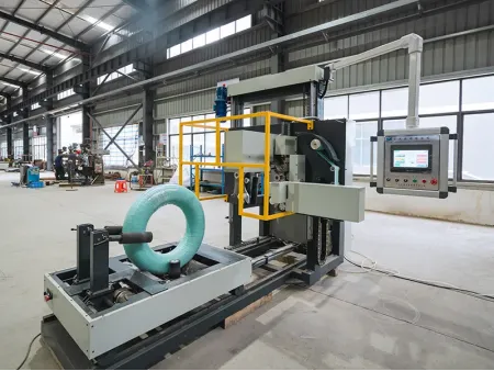 Semi-Automatic Coil Wrapping Machine