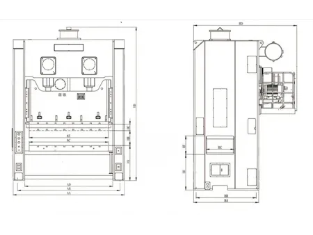 Straight Side Double Crank Press