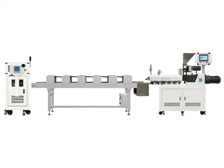 BP-8177-ZB Laboratory Twin Screw Pelletizing Line with Air Cooling Conveyor