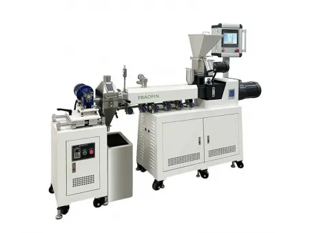 BP-8177-ZB Laboratory Twin Screw Hot Die Face Pelletizing Line