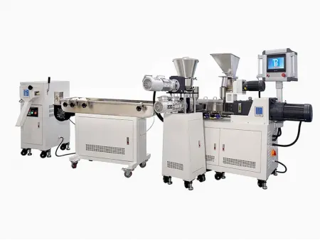 BP-8177-ZB Laboratory Twin Screw Pelletizing Line with Side Force Feeder