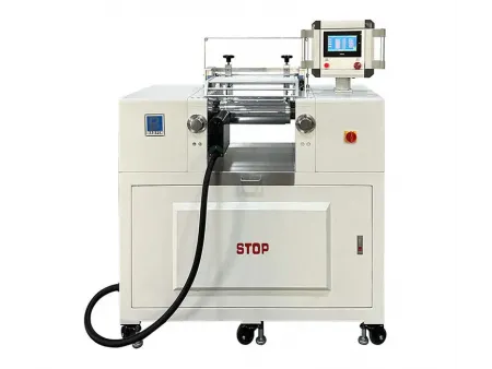 BP-8175-E Laboratory Two Roll Mill with Automatic Flipping and Gap Adjustment