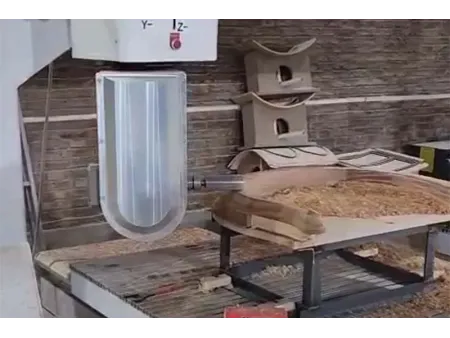 Double Table 5 Axis CNC Wood Lathe