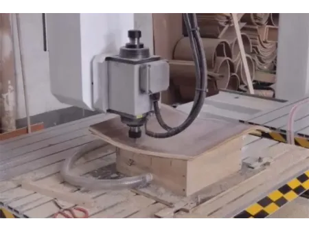 Double Table 5 Axis CNC Wood Lathe
