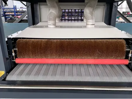 Wood Brushing Machine with High Frame
