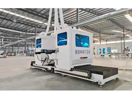 CNC Door Jamb Double-End Cutting and Drilling Machine