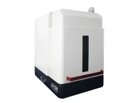 Sliding Door Mini Fiber Optic Laser Engraving Machine