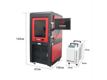 UV Laser Marking Machine, Full Enclosed 355nm 3W 5W 10W