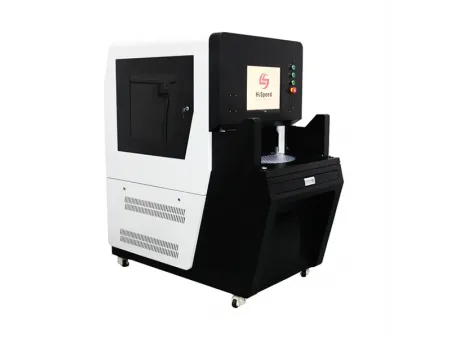 Automatic Double Station Fiber Laser Marking Machine