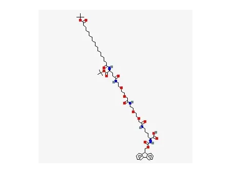 Fmoc-L-Lys[Oct-(otBu)-γ-Glu-(otBu)-AEEA-AEEA]-OH