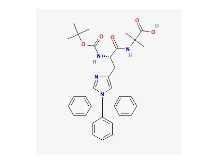 Boc-L-His(Trt)-Aib-OH