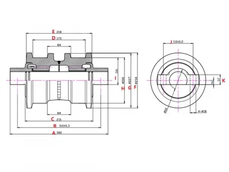 Track Roller for Komatsu D65 Bulldozer