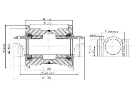 Track Roller for Komatsu PC800 Excavator