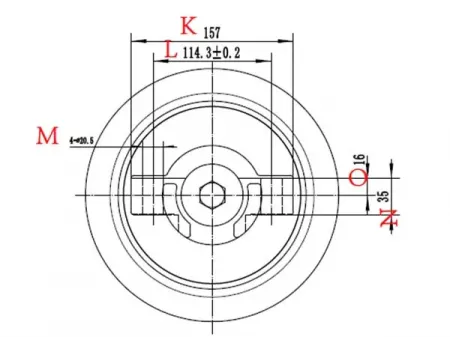 Track Roller for Caterpillar D6D Bulldozer