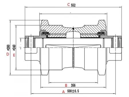 Track Roller for Hitachi ZX870 Excavator
