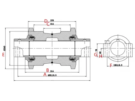 Track Roller for Volvo EC480 Excavator