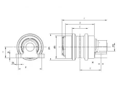 Carrier Roller for Hitachi EX200 Excavator