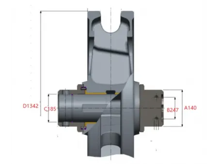 Idler for Hitachi EX2600 Excavator