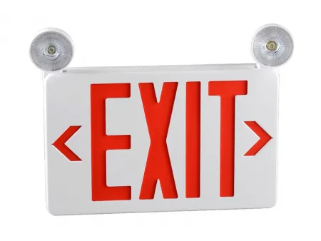 JLECB2GW/JLECB2RW Ultra Slim LED Exit Sign/Emergency Light Combo