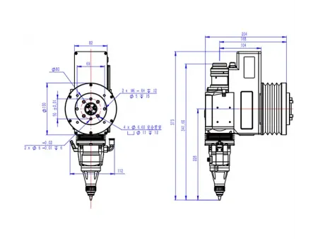 3kW 3D Robotic Laser Cutting Head