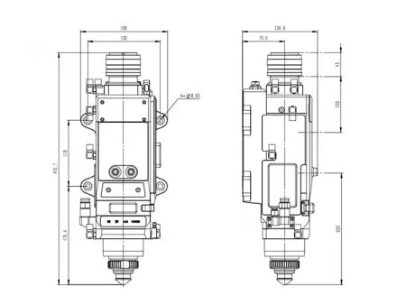 20kW Fiber Laser Bevel Cutting Head
