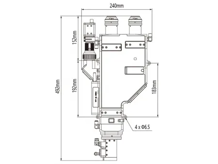 8kW Dual-Wavelength Hybrid Laser Welding Head