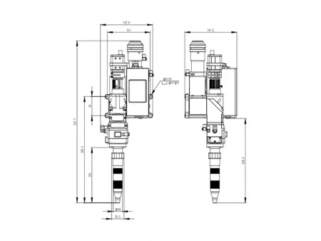 3KW Dual-Axis Wobble Laser Welding Head