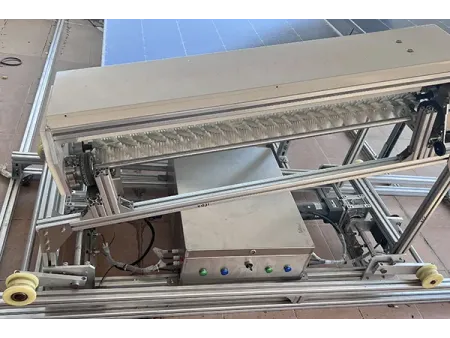 Automatic Solar Panel Cleaning Robot (Rail Type)