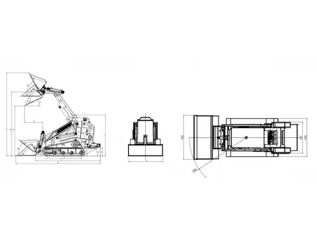 LY850 Mini Skid Steer Loader